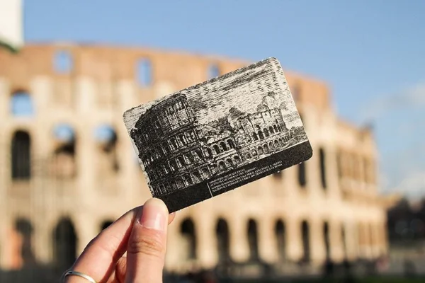 Historical postcard showing vintage photography memories