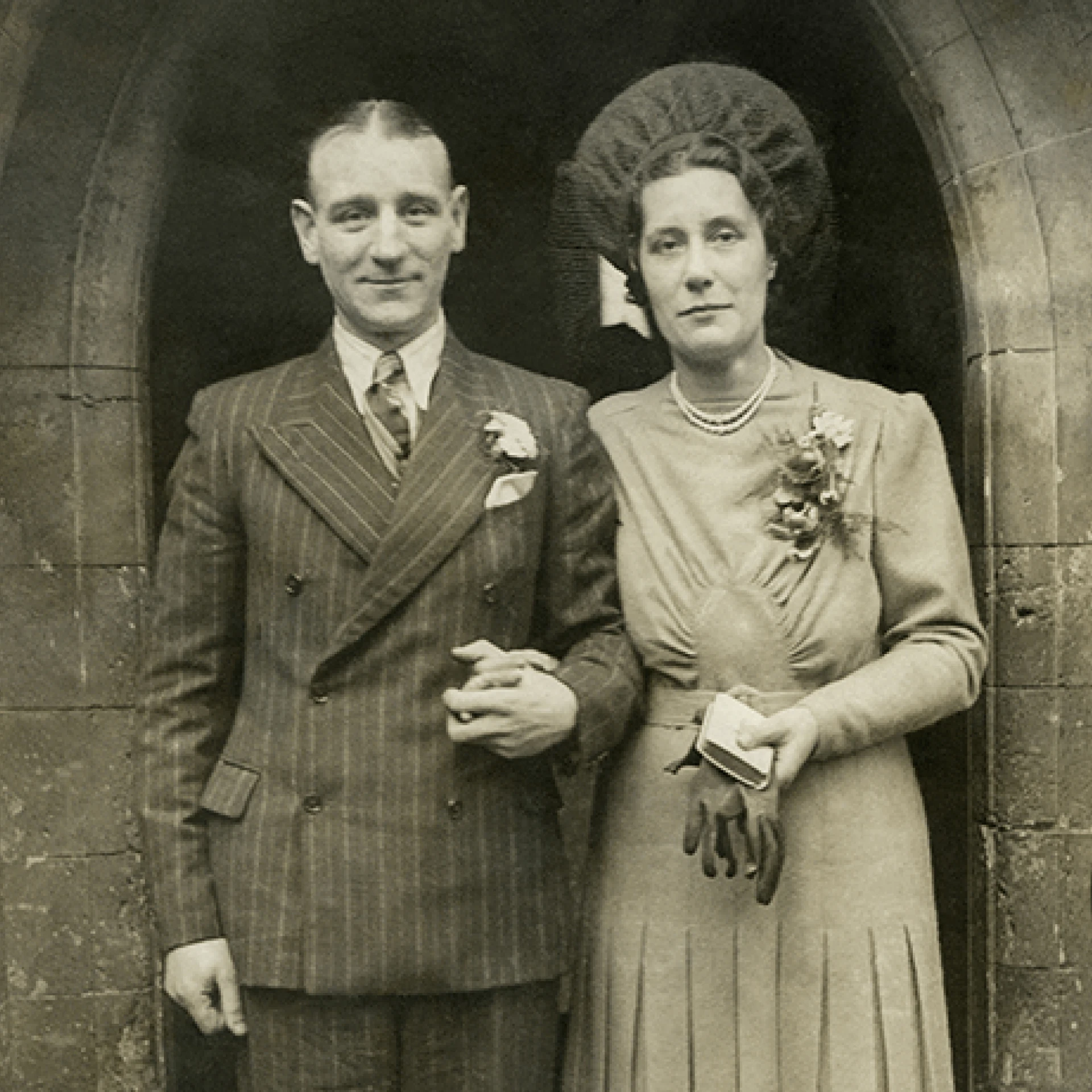 Before colorization - black and white photo